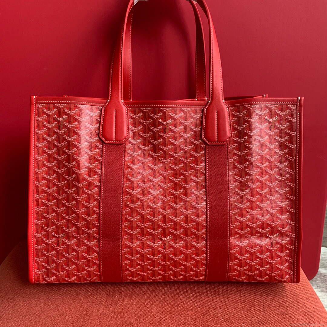 Goyard VILLETMMLTY08CL08X Villette Tote Bag MM Red