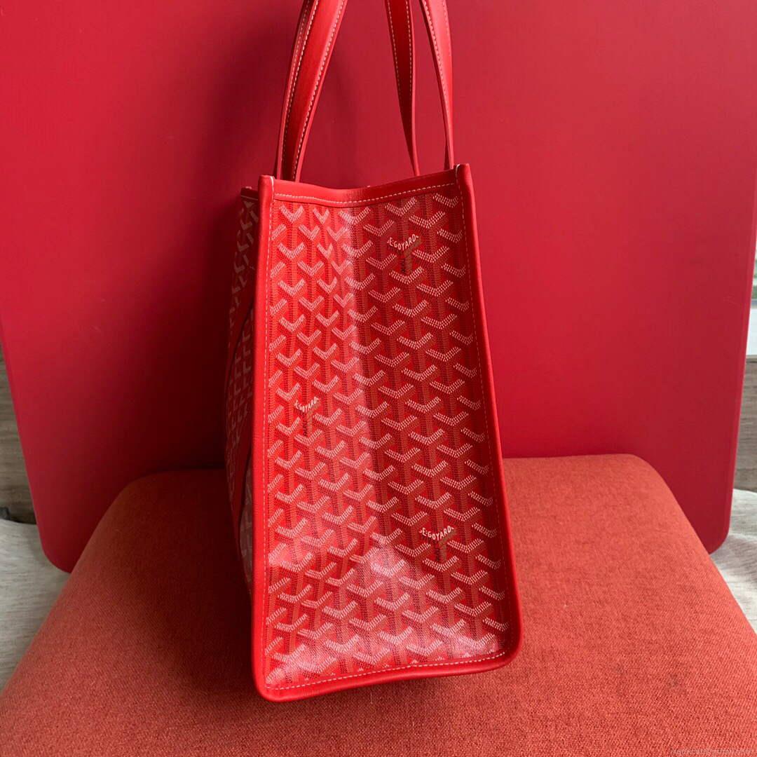 Goyard VILLETMMLTY08CL08X Villette Tote Bag MM Red