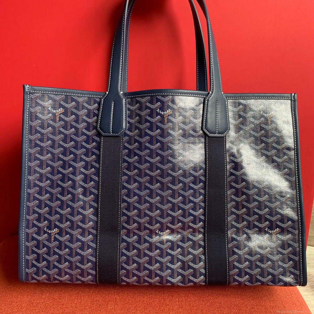 Goyard VILLETMMLTY08CL08X Villette Tote Bag MM Blue