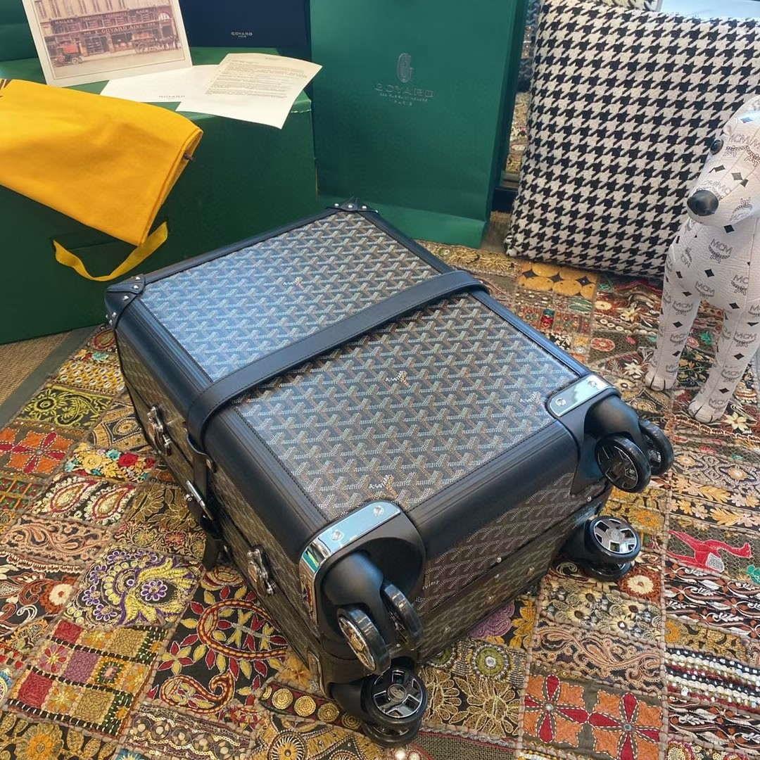 Goyard BOURG2PMLTY01CL03P Bourget PM Trolley Case G99012 Black