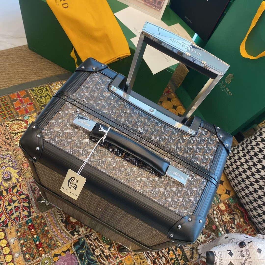 Goyard BOURG2PMLTY01CL03P Bourget PM Trolley Case G99012 Black