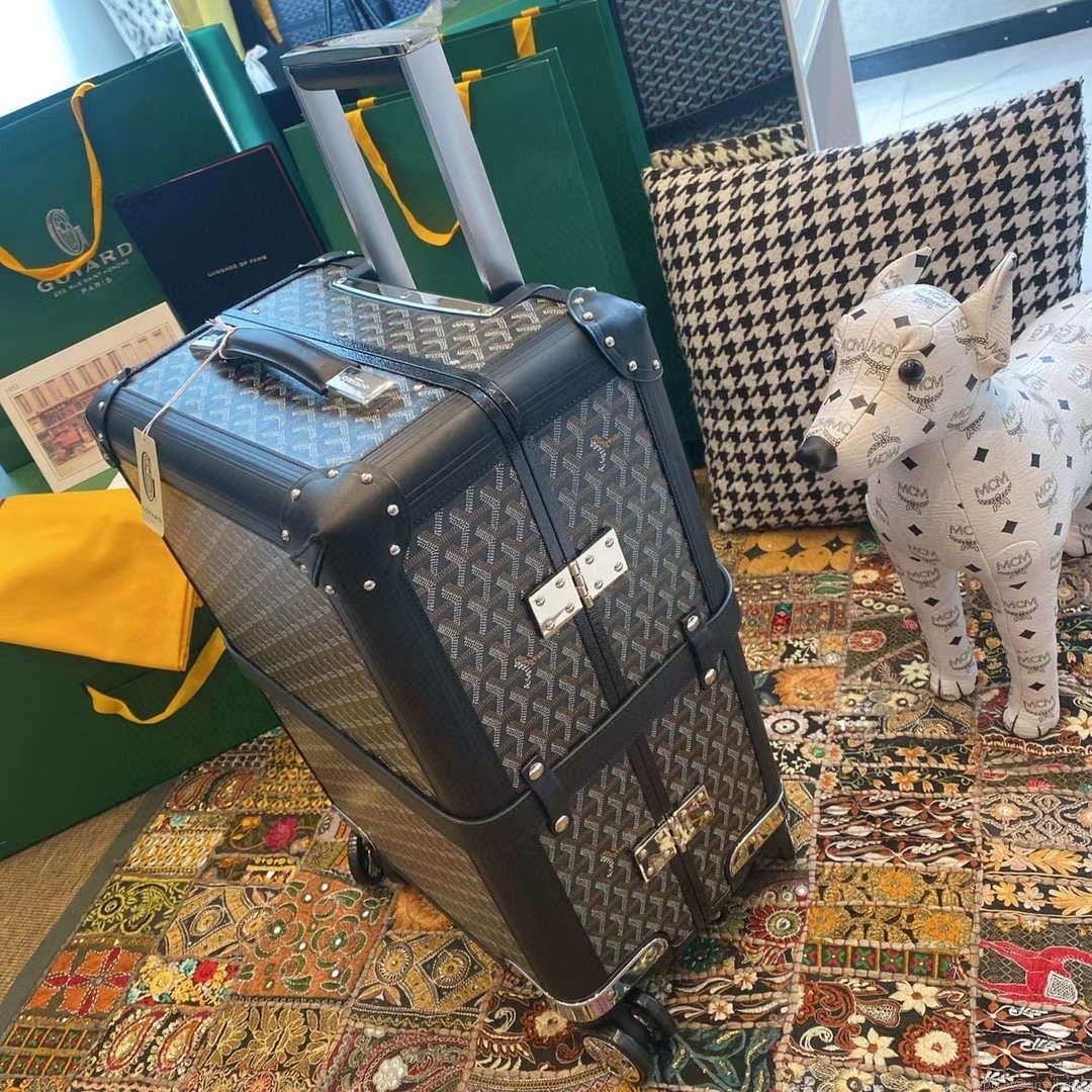 Goyard BOURG2PMLTY01CL03P Bourget PM Trolley Case G99012 Black