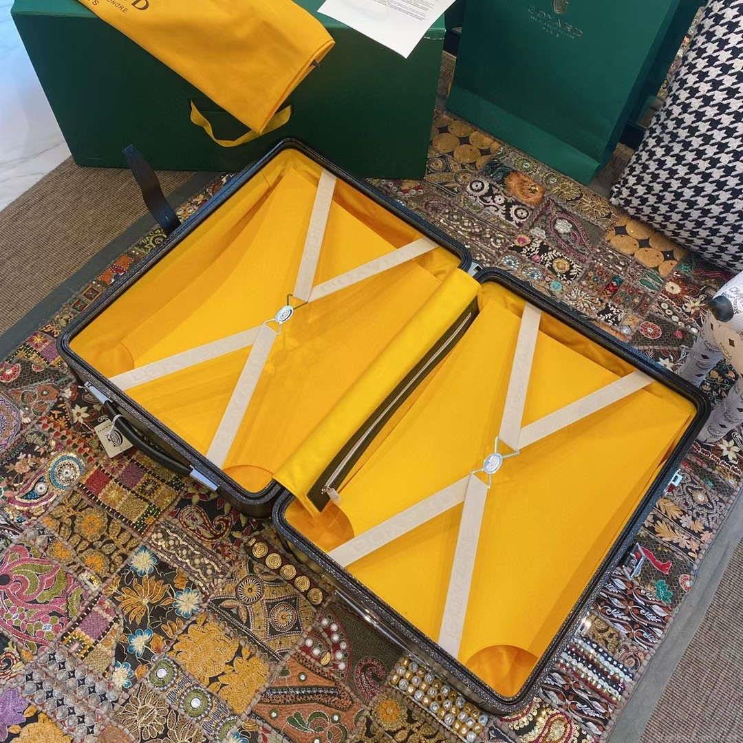 Goyard BOURG2PMLTY01CL03P Bourget PM Trolley Case G99014 Orange