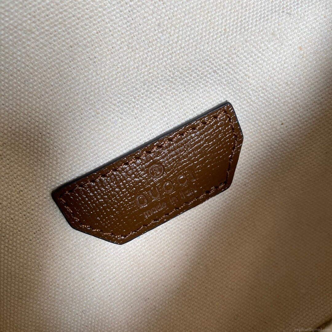 Gucci 682933 Belt bag with Interlocking G Beige and ebony