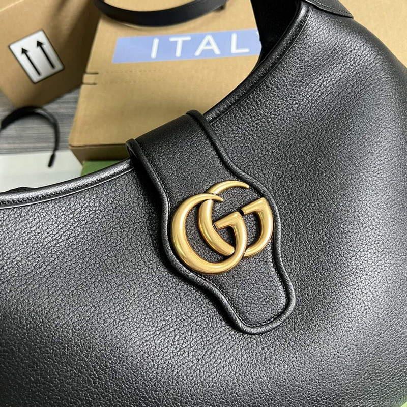 Gucci 726274 Aphrodite Medium Shoulder Bag Black