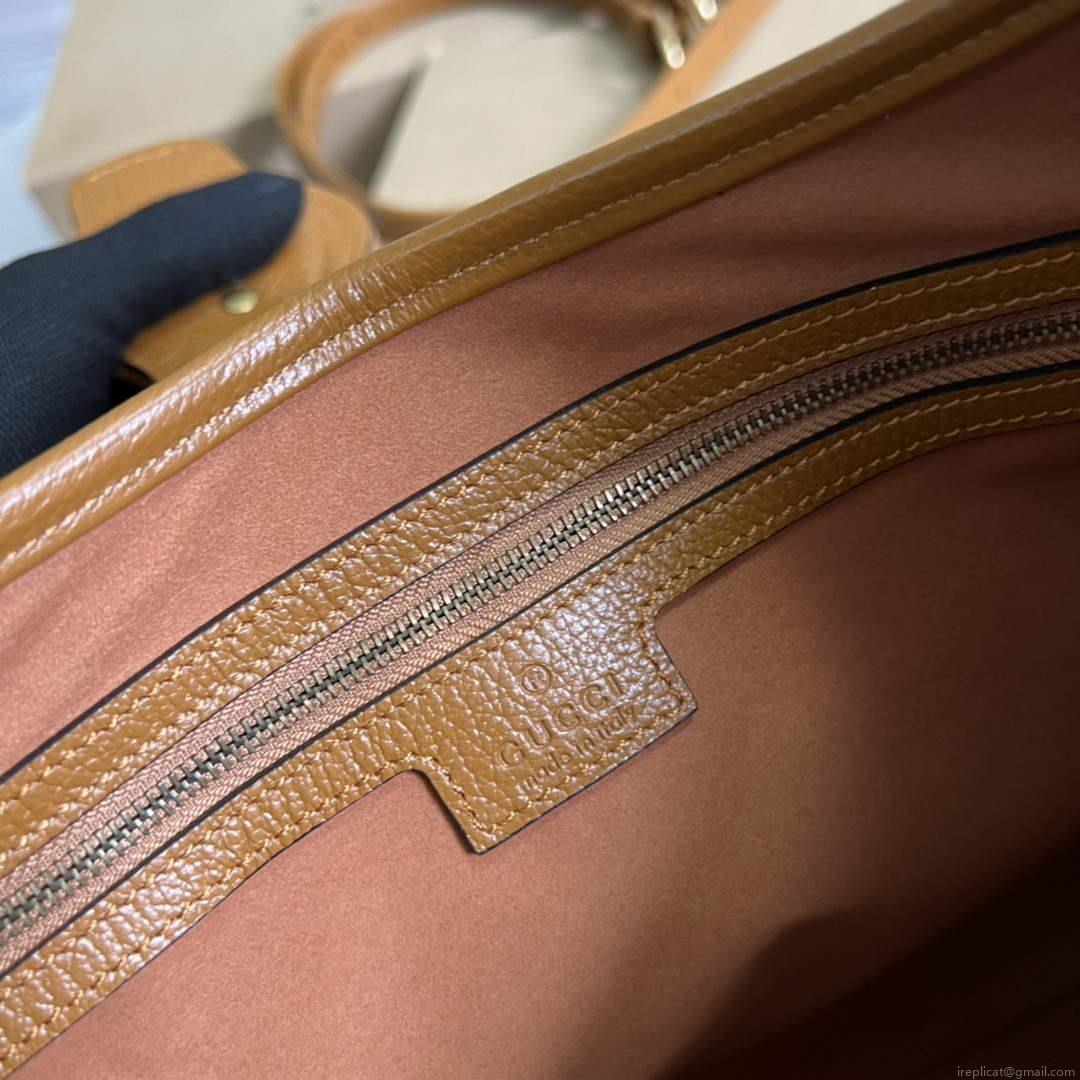 Gucci 726274 Aphrodite Medium Shoulder Bag Light Brown