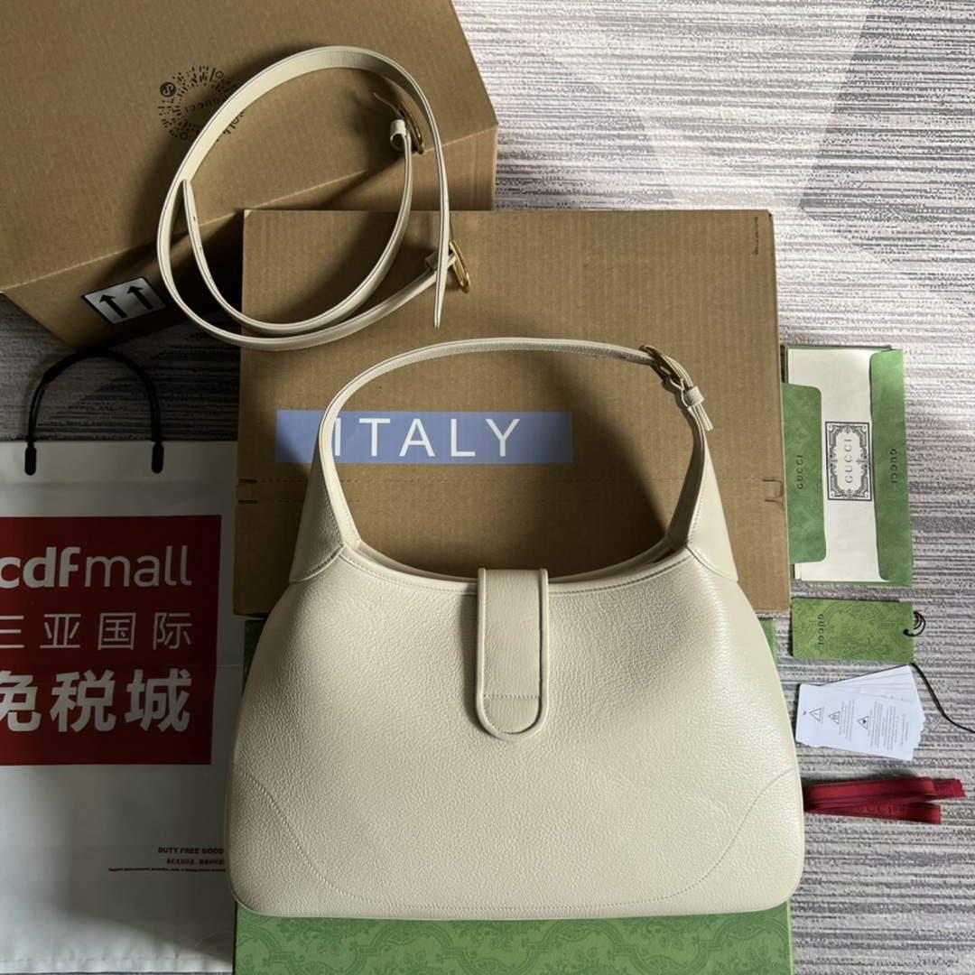Gucci 726274 Aphrodite Medium Shoulder Bag White