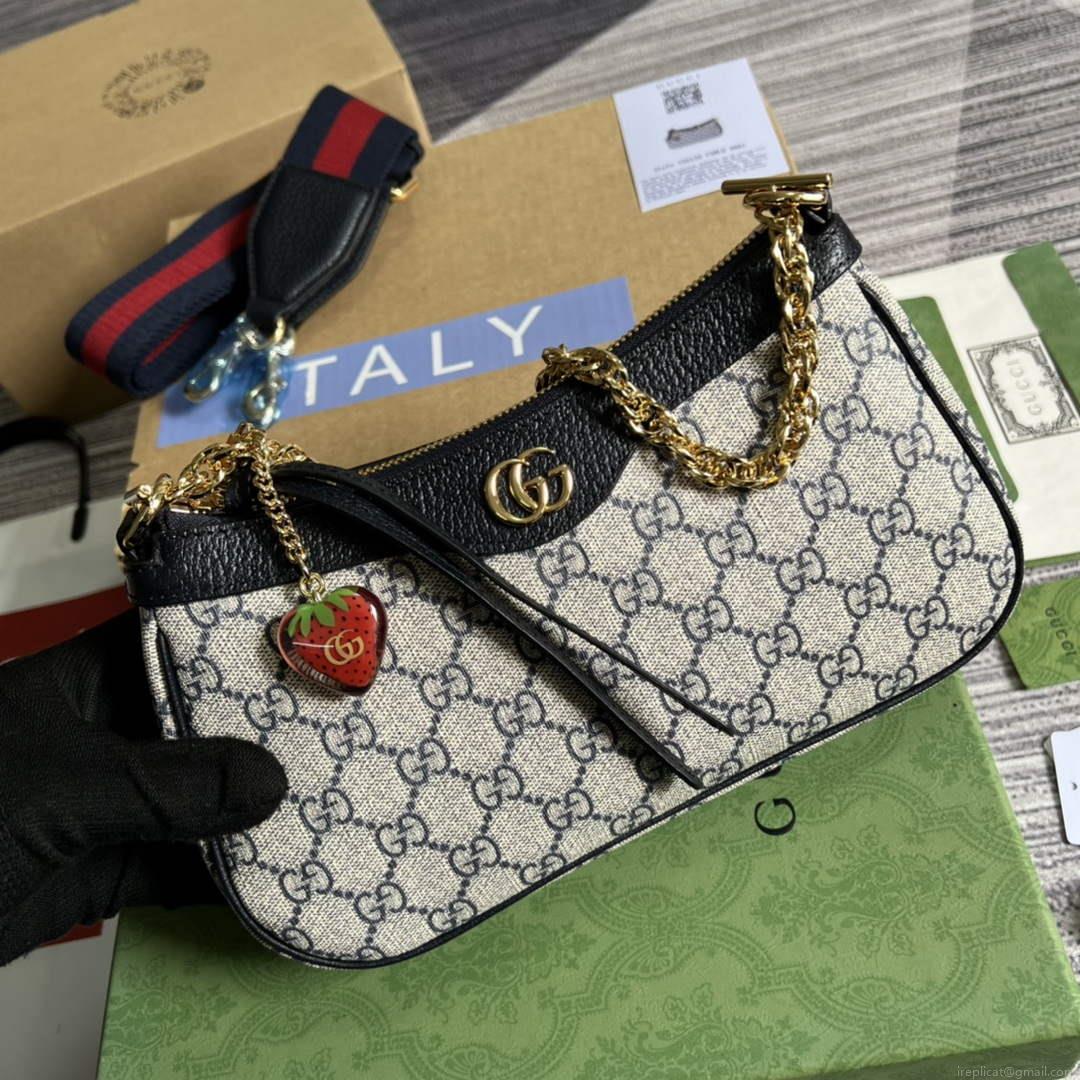 Gucci 735132 Ophidia small handbag Black