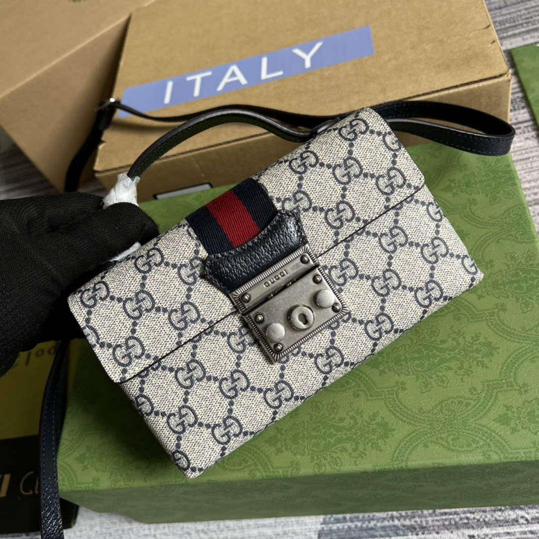 Gucci 652683 Padlock Mini Bag Black