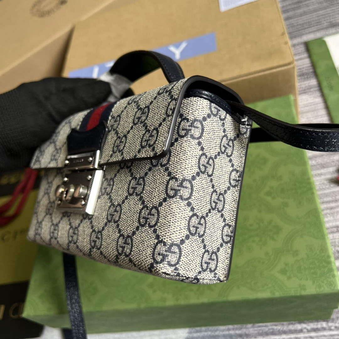 Gucci 652683 Padlock Mini Bag Black