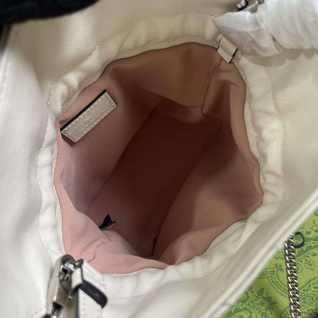 Gucci 760313 Gucci Blondie Mini Bucket Bag White