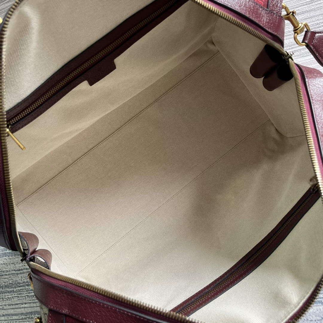 Gucci 724642 Mini GG Canvas Small Duffle Bag Red