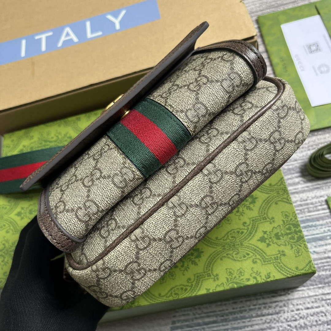 Gucci 746308 Ophidia GG Mini Bag Brown