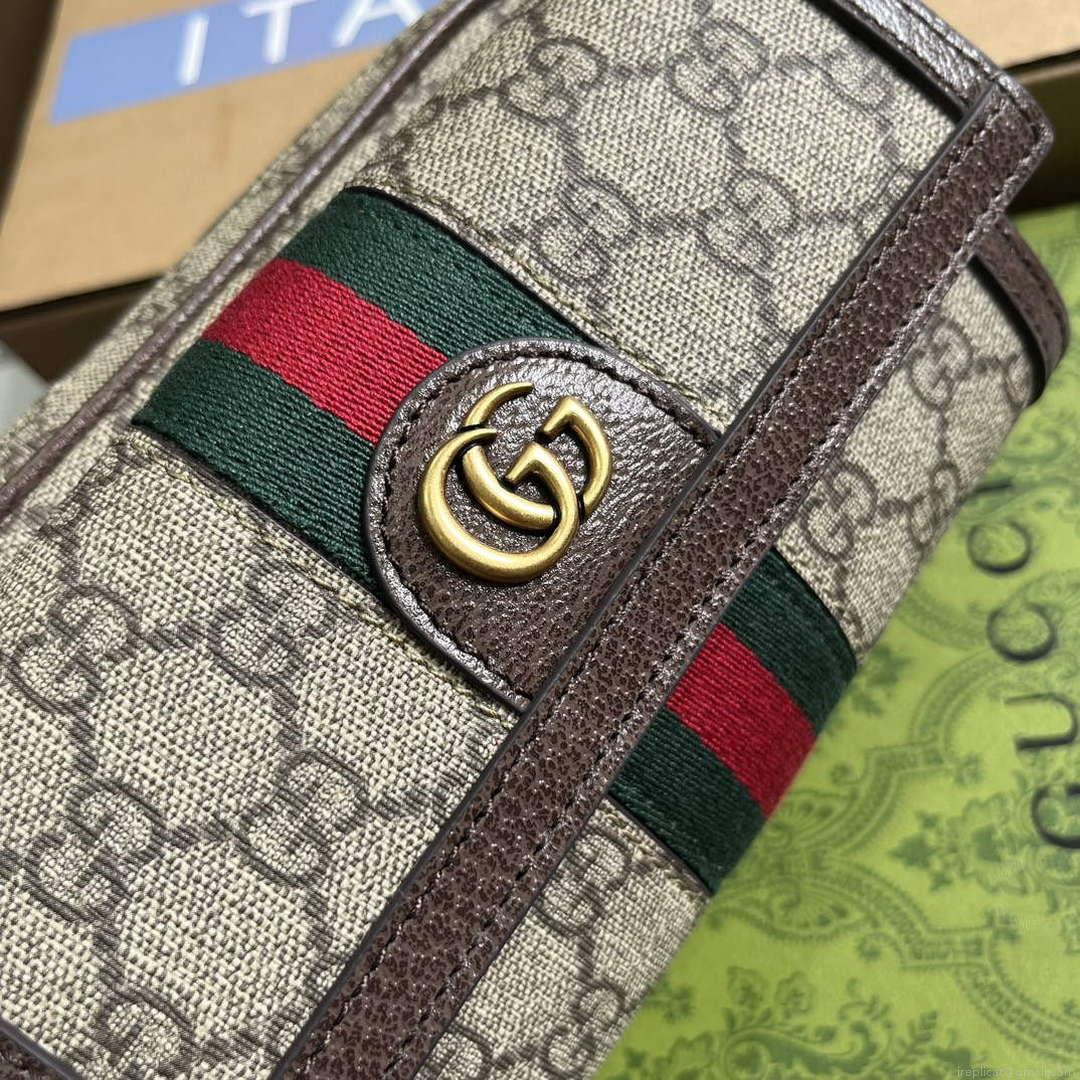 Gucci 746308 Ophidia GG Mini Bag Brown