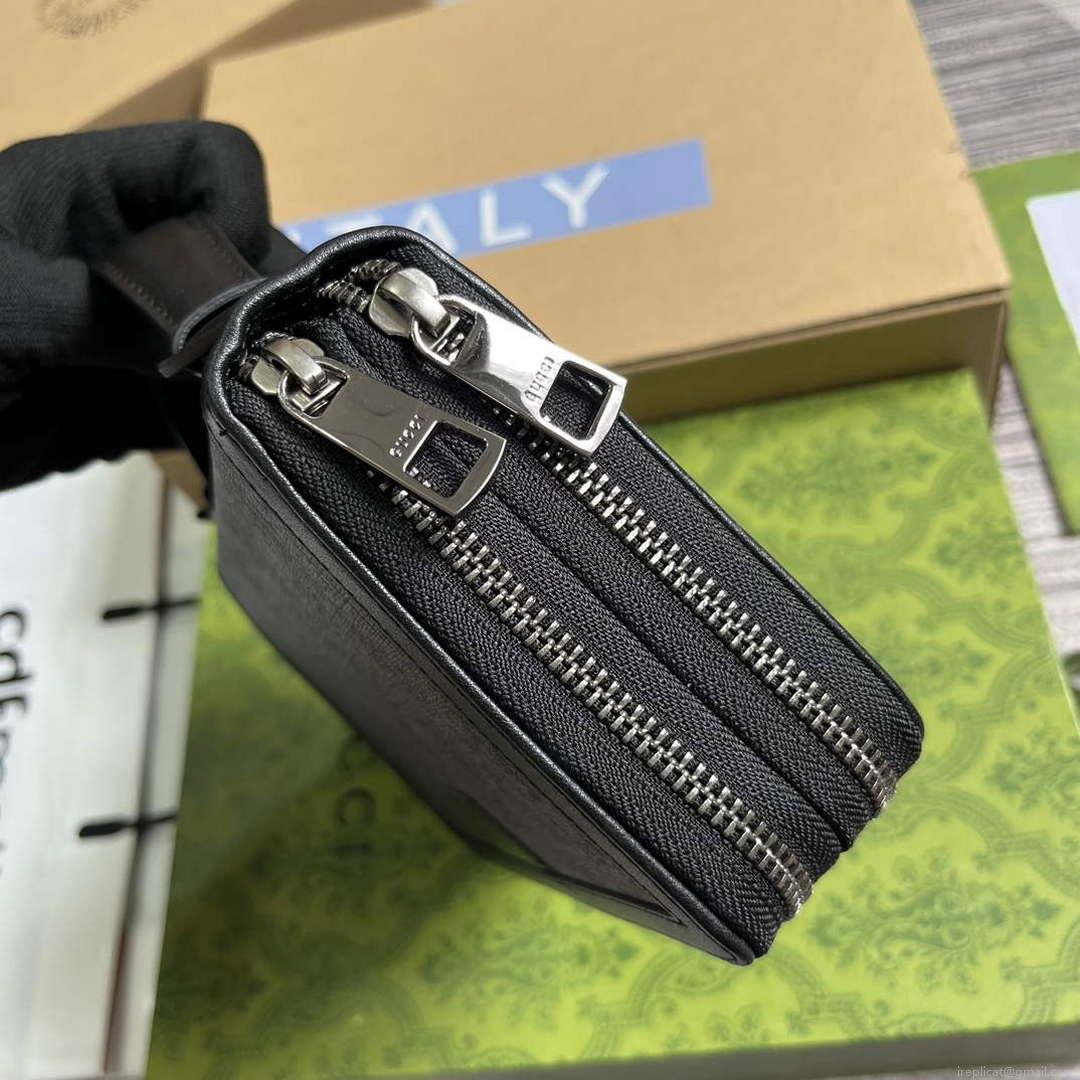 Gucci 358933 GG Travel Document Package Black