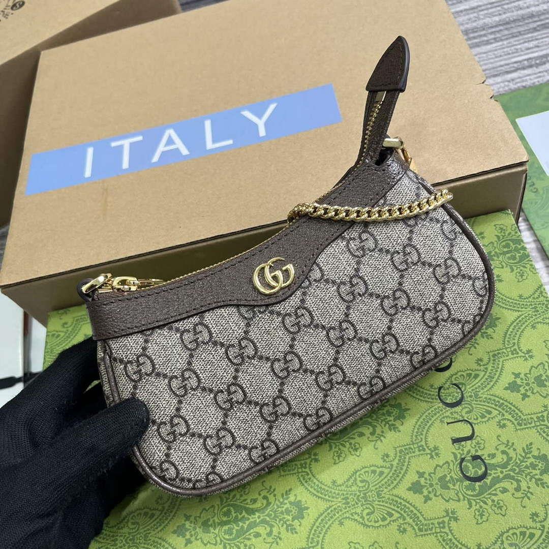 Gucci 764960 Ophidia Mini Bag Brown