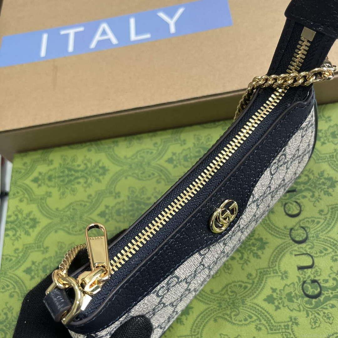 Gucci 764960 Ophidia Mini Bag Dark Blue