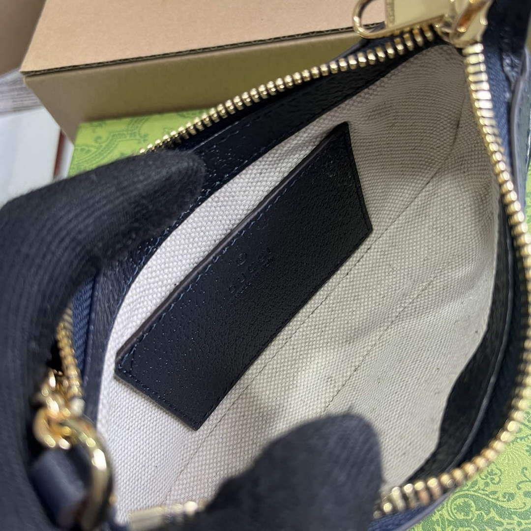 Gucci 764960 Ophidia Mini Bag Dark Blue