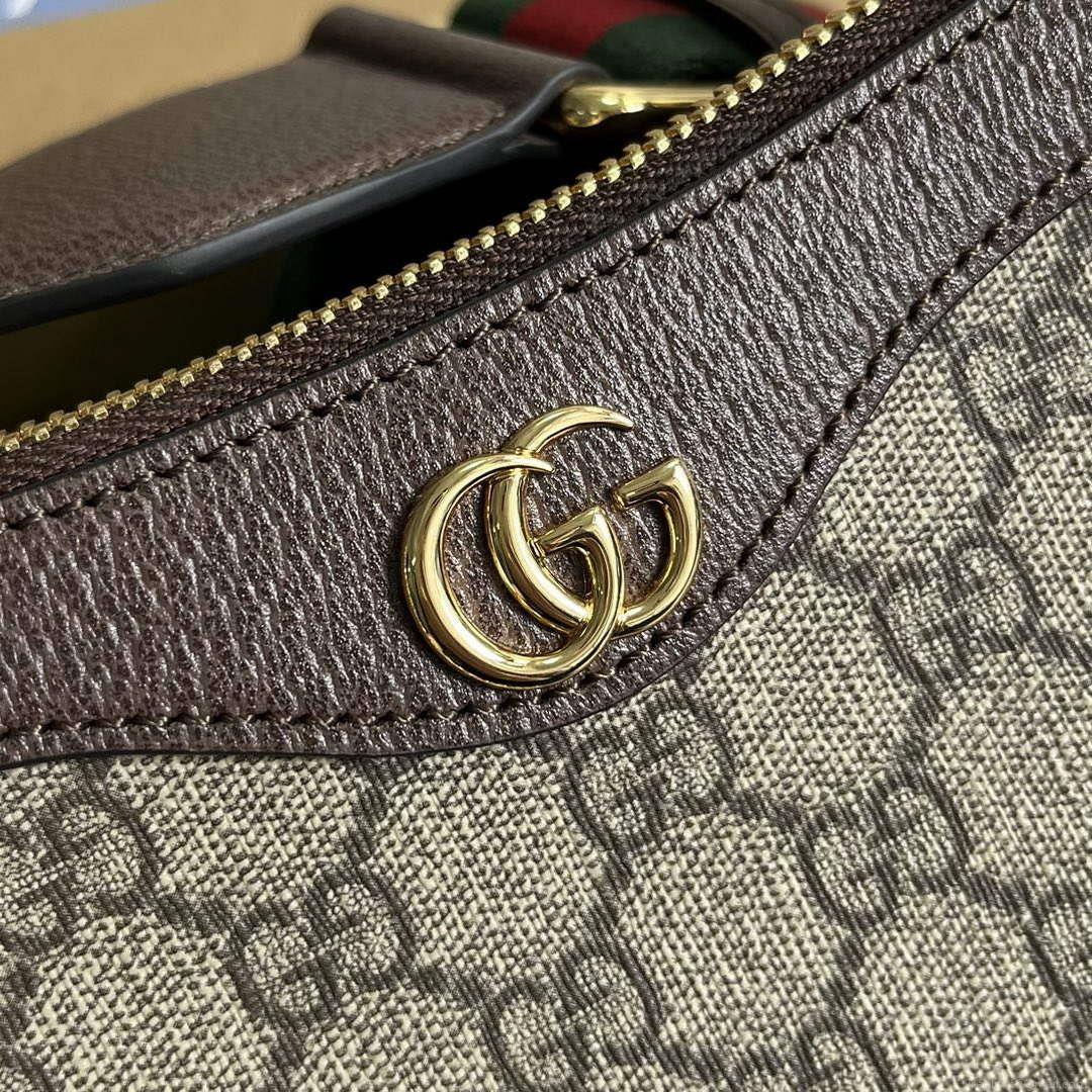 Gucci 735132 Ophidia GG Small Handbag Brown