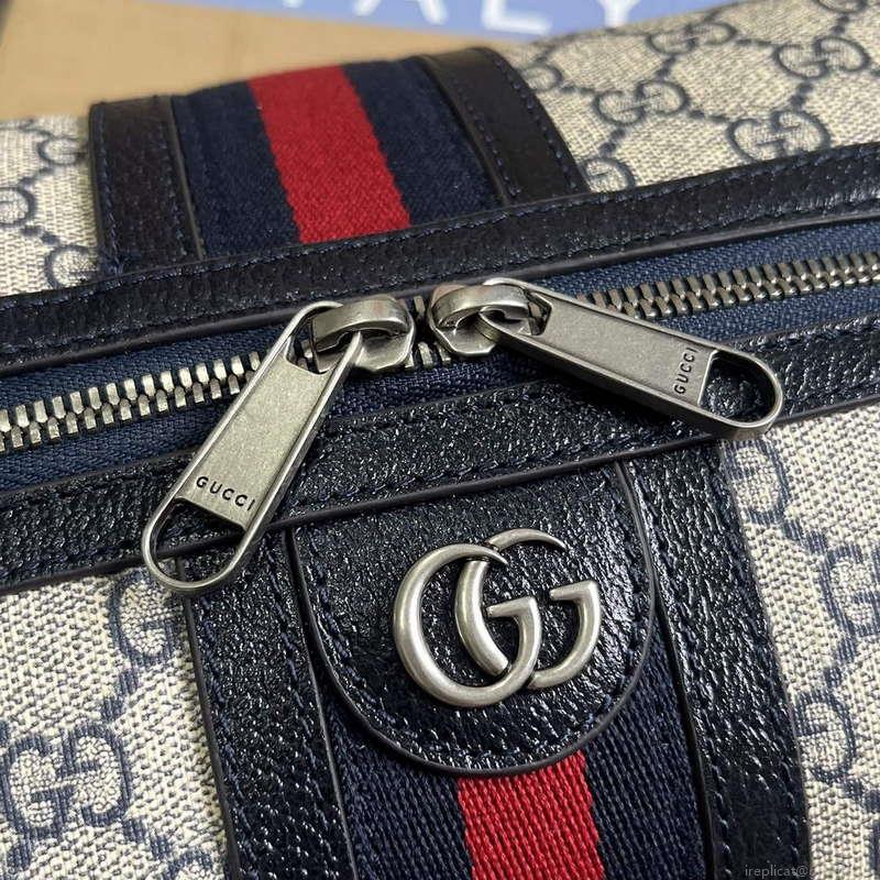 Gucci 739391 Gucci Savoy Toiletry Case Blue