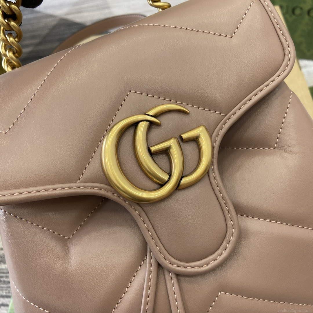 Gucci 777253 GG Marmont Mini Backpack Rose