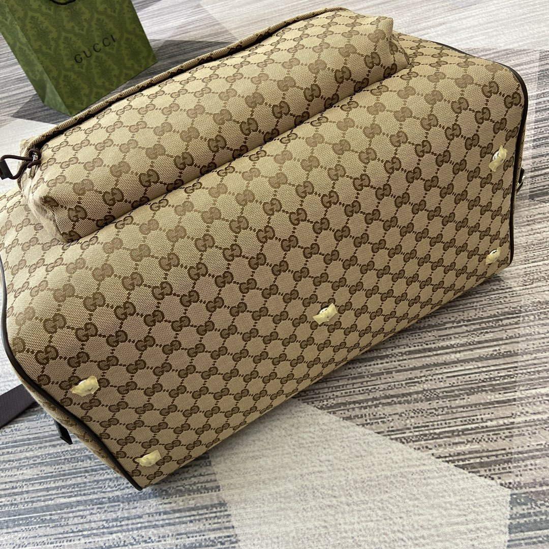 Gucci 802095 Medium GG Duffle Bag Brown