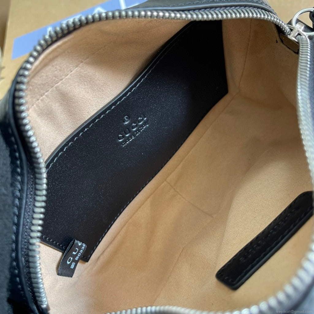 Gucci 634936 GG Marmont Mini Shoulder Bag Black