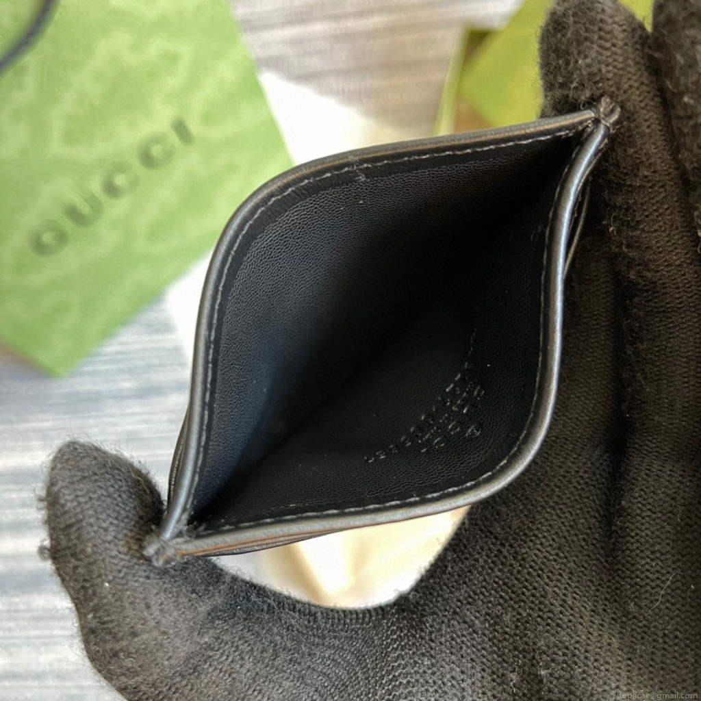 Gucci 443127 GG Marmont Card Case Black