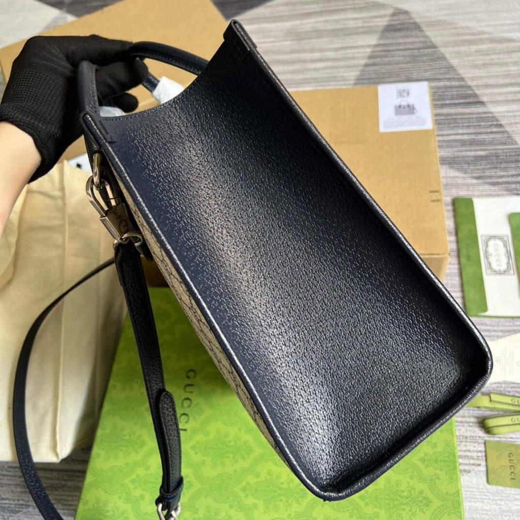 Gucci 659983 GG Small Tote Bag Black