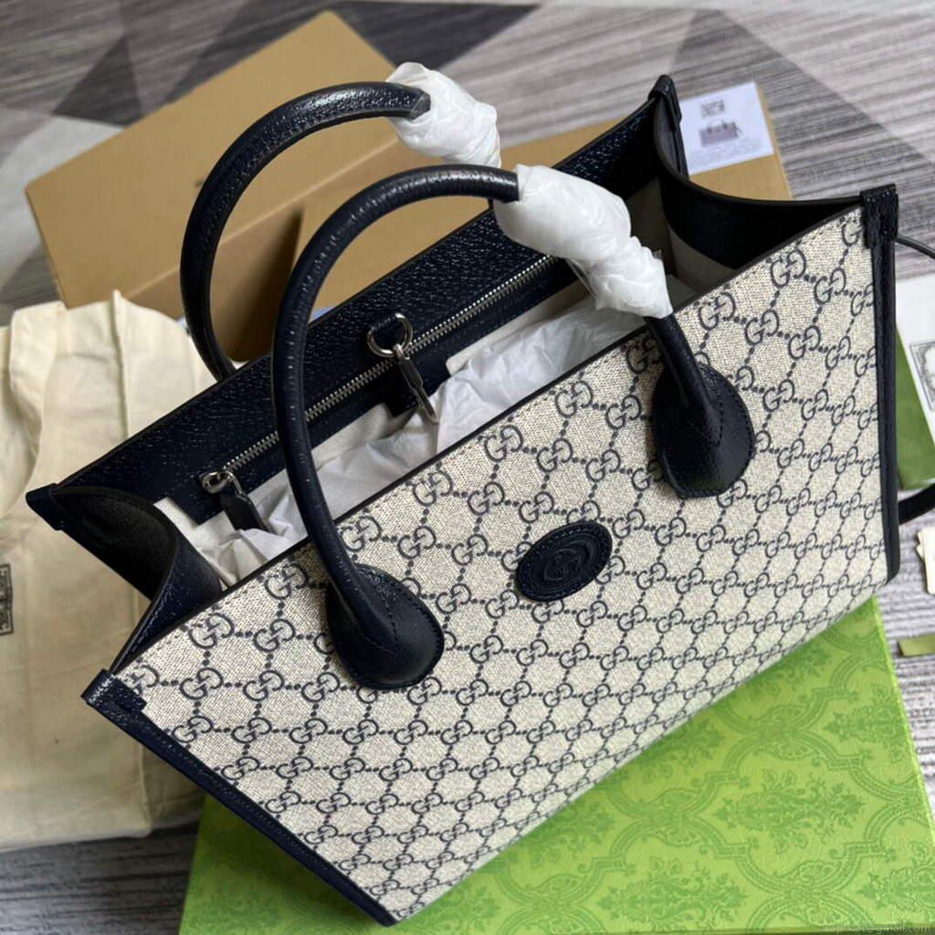 Gucci 659983 GG Small Tote Bag Black