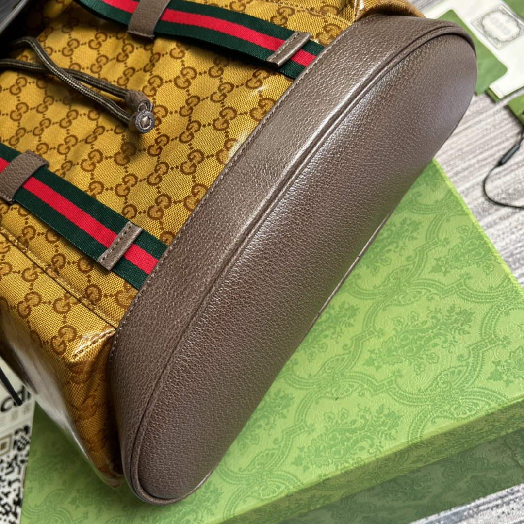 Adidas x Gucci backpack ‎495563 Beige and brown