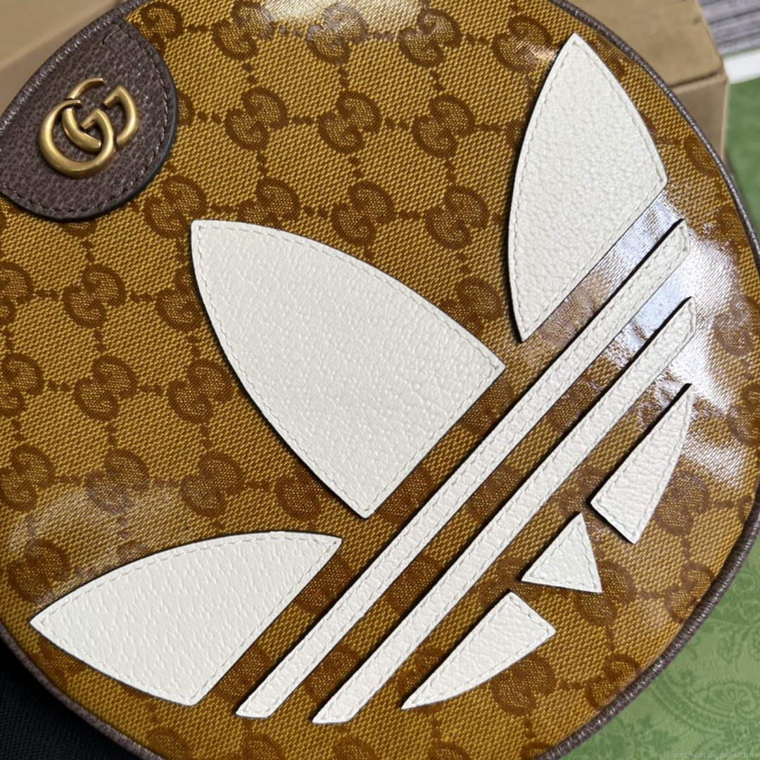 Adidas x Gucci ‎702640 Ophidia small shoulder bag Beige and brown