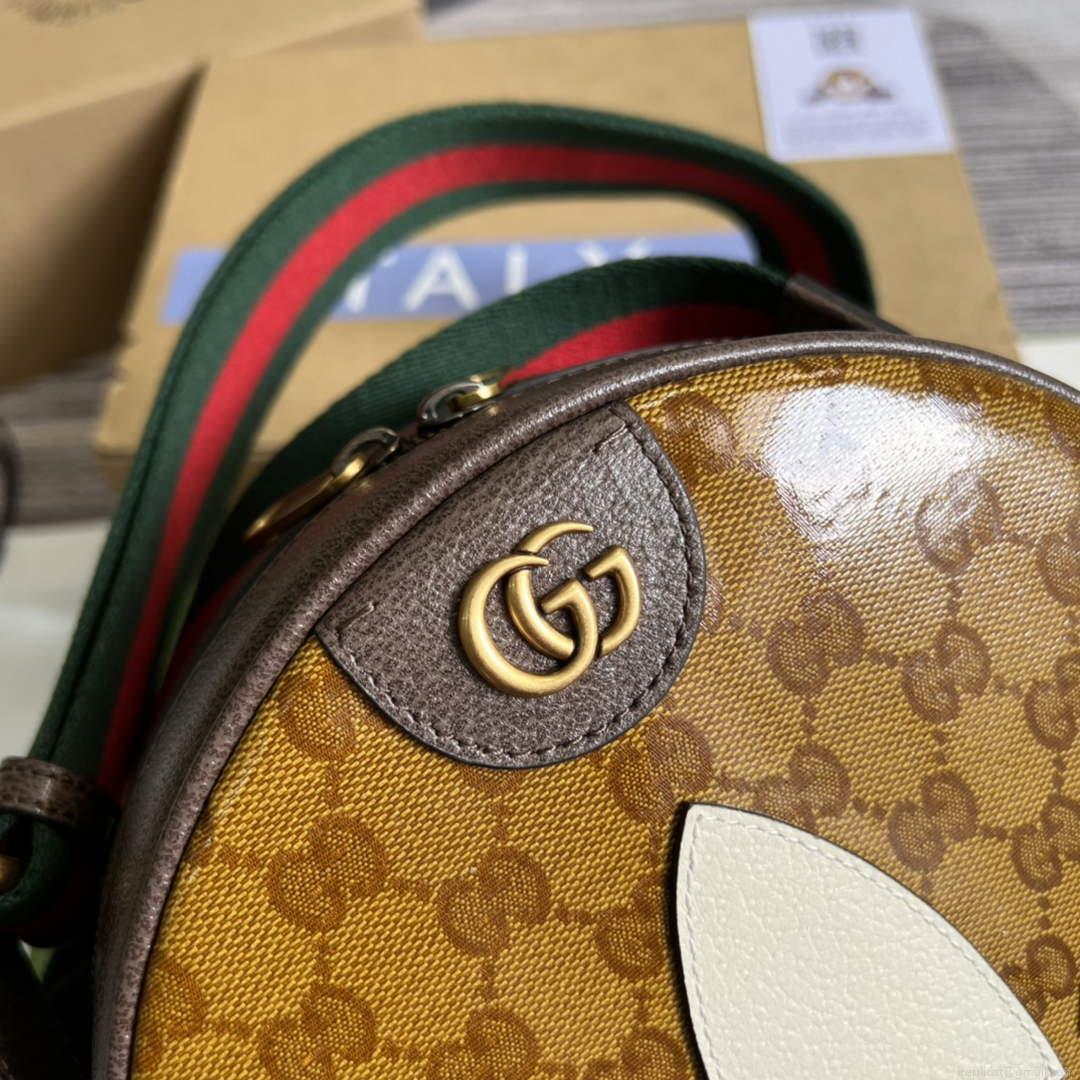 Adidas x Gucci ‎702640 Ophidia small shoulder bag Beige and brown