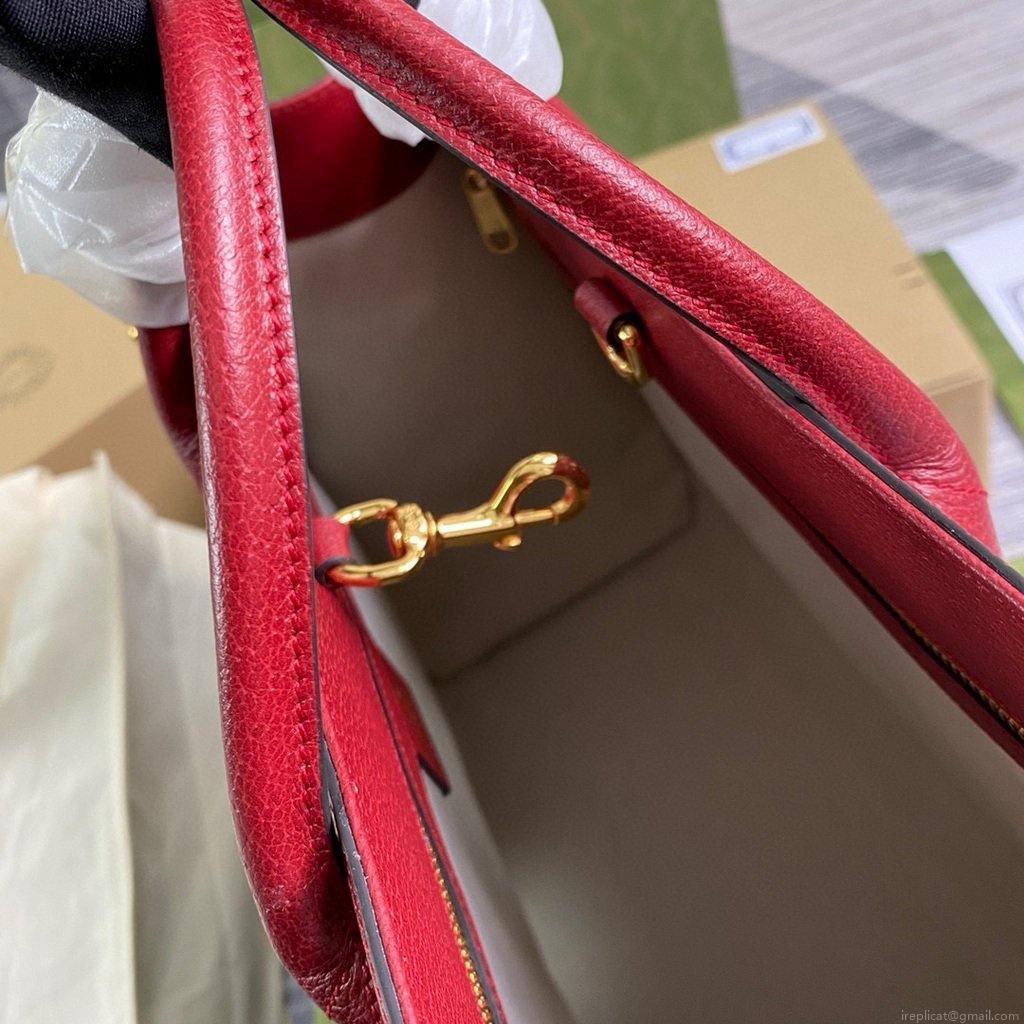 GG 653952 Gucci Doraemon x Gucci large Tote bag Red