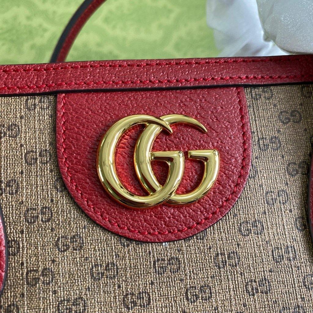 GG 653952 Gucci Doraemon x Gucci large Tote bag Red