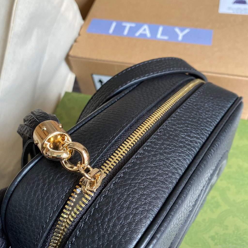 Gucci 308364 Soho small leather disco bag black