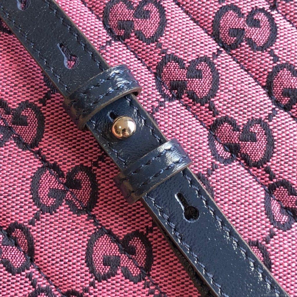 Gucci 447632 GG Marmont Multicolour Small Shoulder Bag Purple