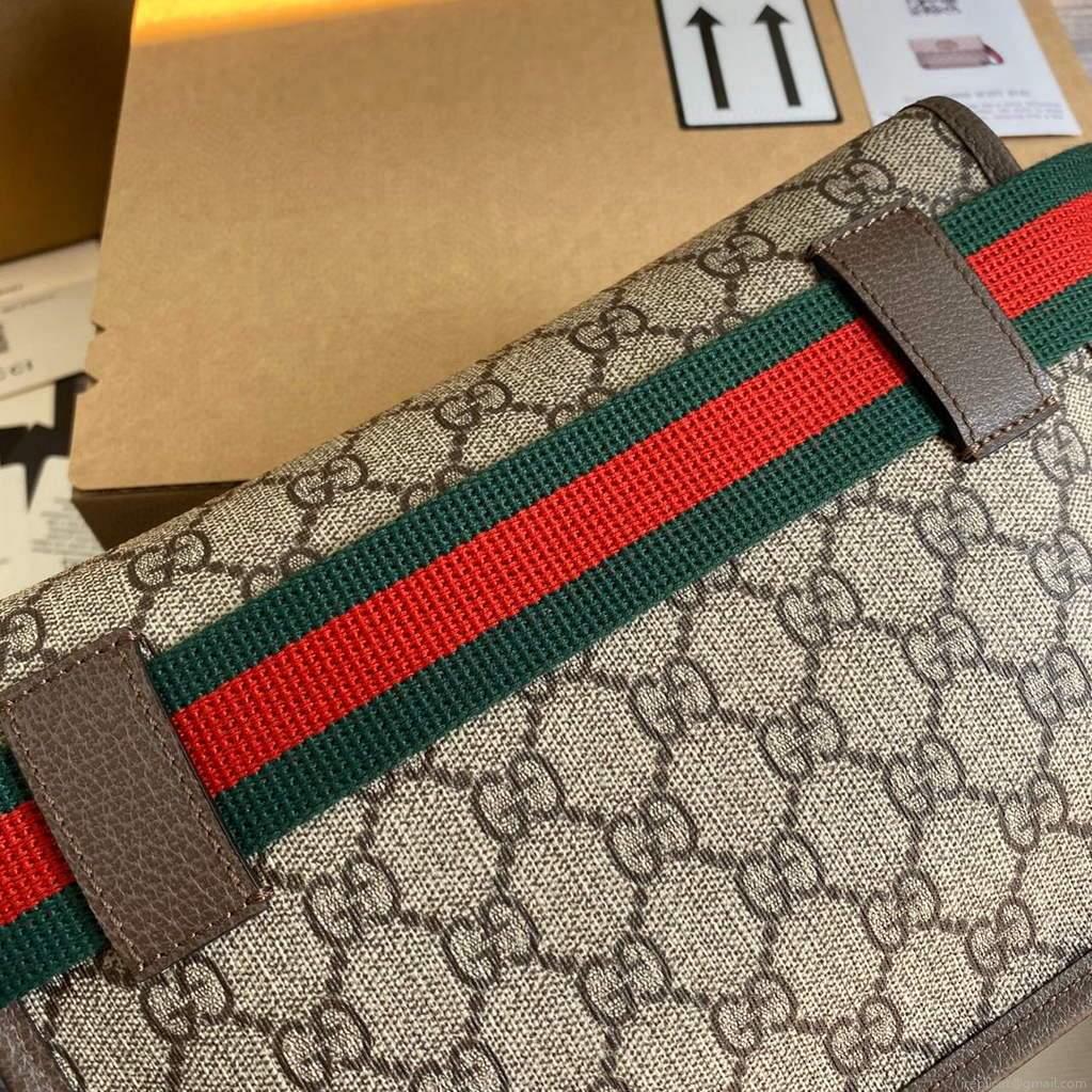 Gucci 493930 Neo Vintage GG Supreme Belt Bag Beige