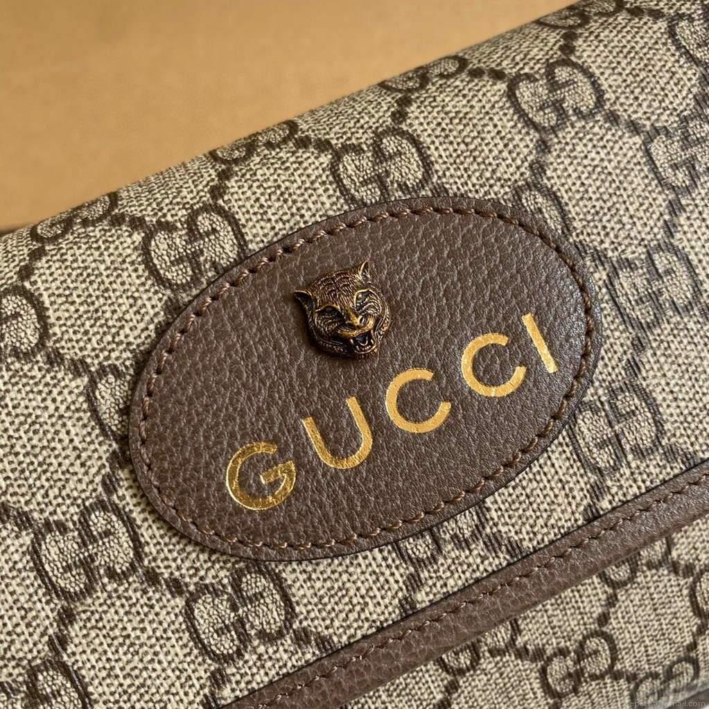 Gucci 493930 Neo Vintage GG Supreme Belt Bag Beige