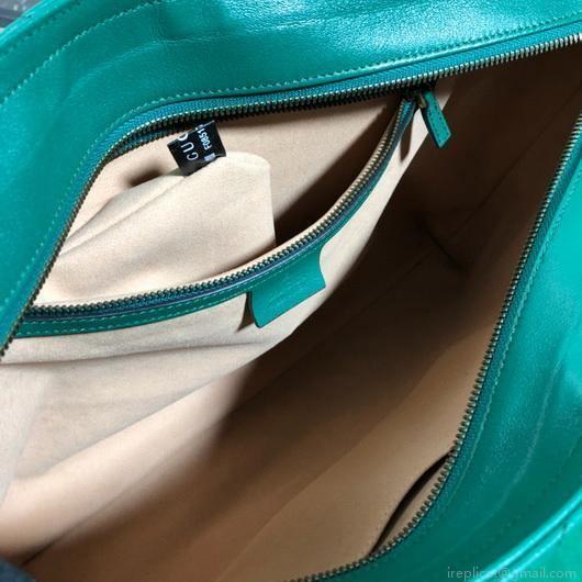 Gucci 524578 GG Marmont Matelassé Shoulder Bag Green