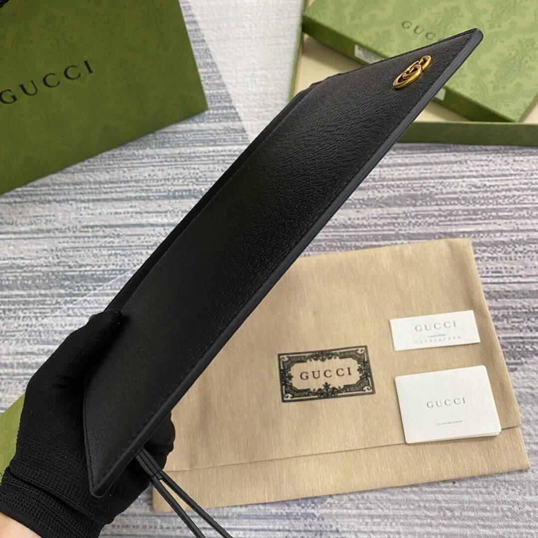 Gucci 658562 GG Marmont pouch Black