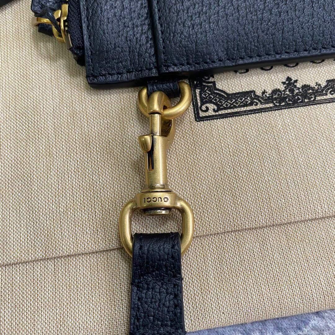 Gucci 658562 GG Marmont pouch Black