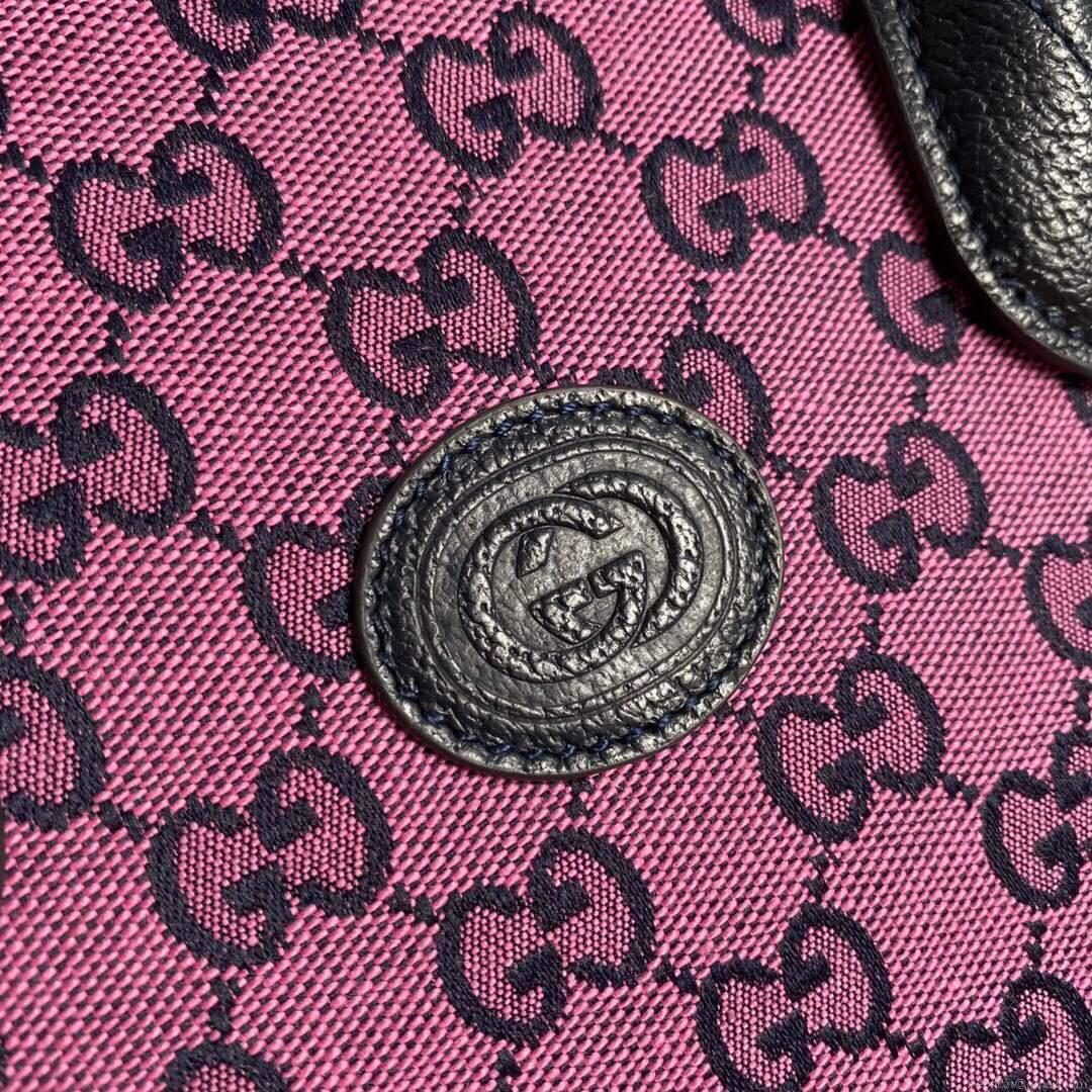 Gucci 659983 GG Multicolour Small Tote Bag Purple
