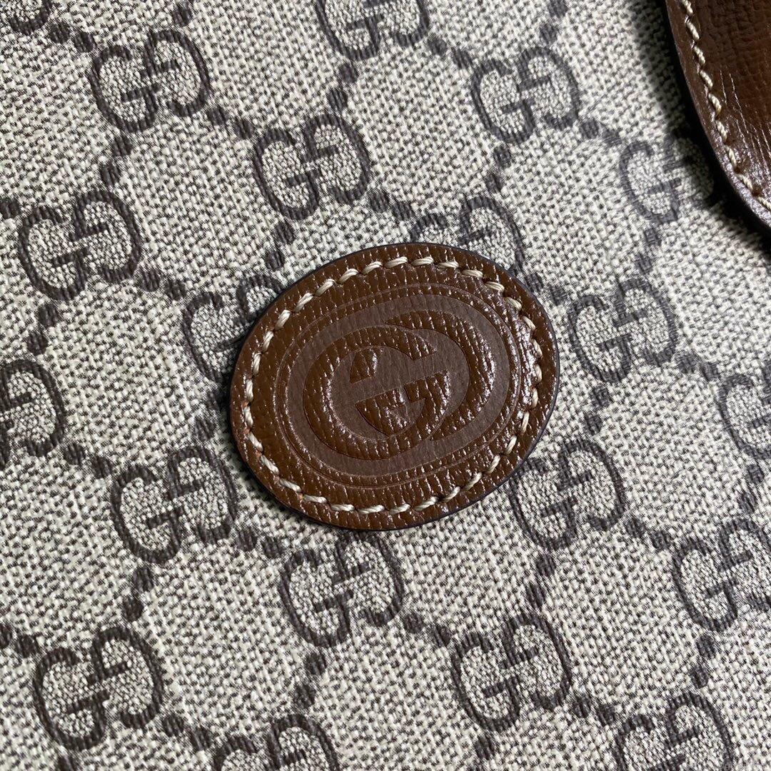 Gucci 659983 GG Small Tote Bag Brown
