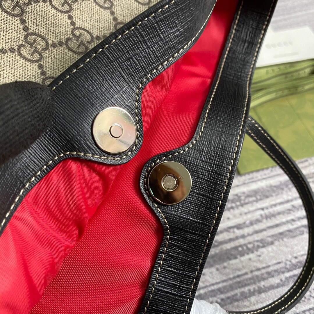 Gucci 666288 Ladybug Tote Bag Brown