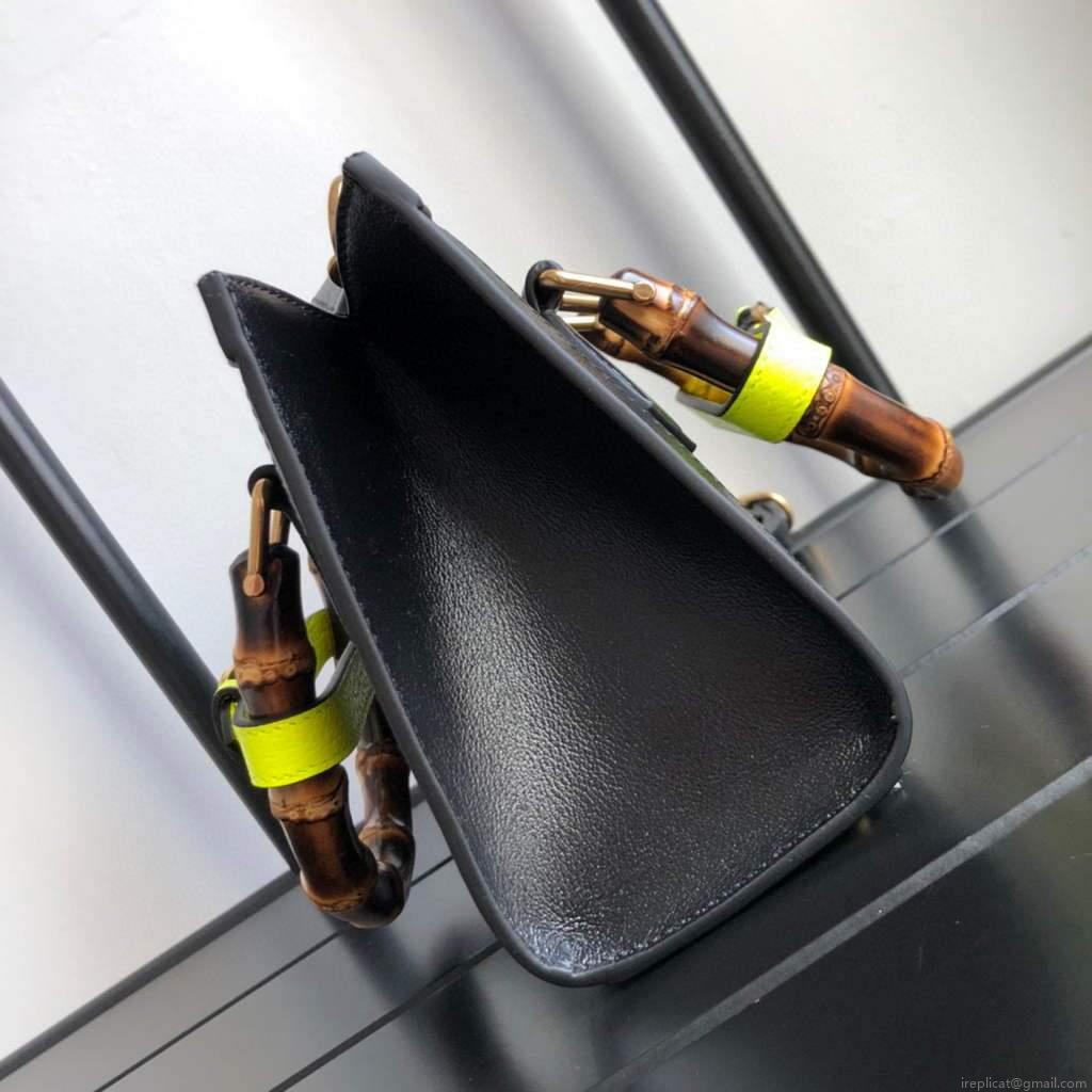 Gucci Diana Mini tote bag top handle bag Gucci 655661 Black