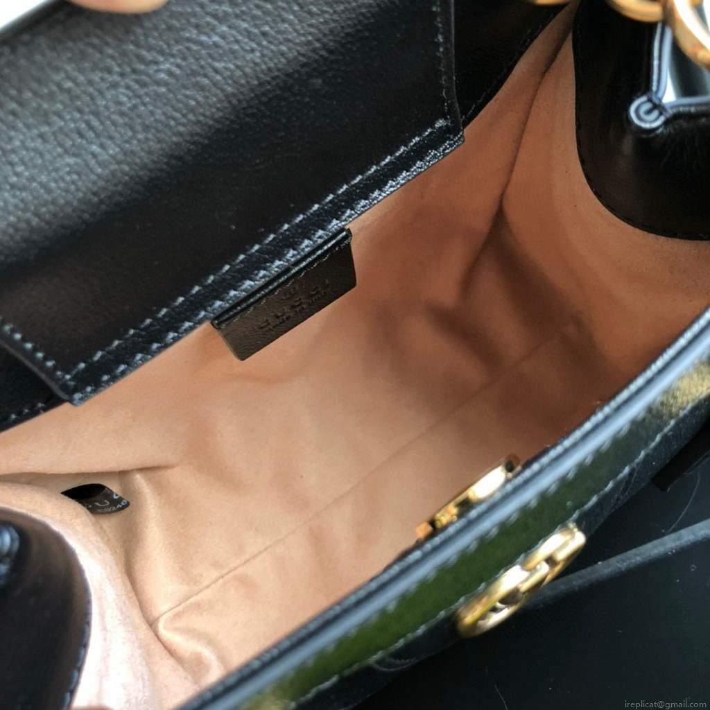 Gucci Diana Mini tote bag top handle bag Gucci 655661 Black