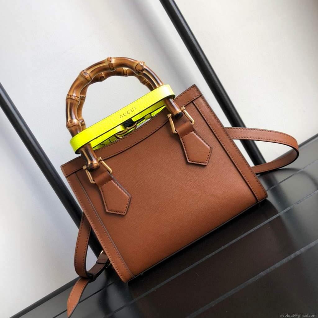Gucci Diana Mini tote bag top handle bag Gucci 655661 Brown