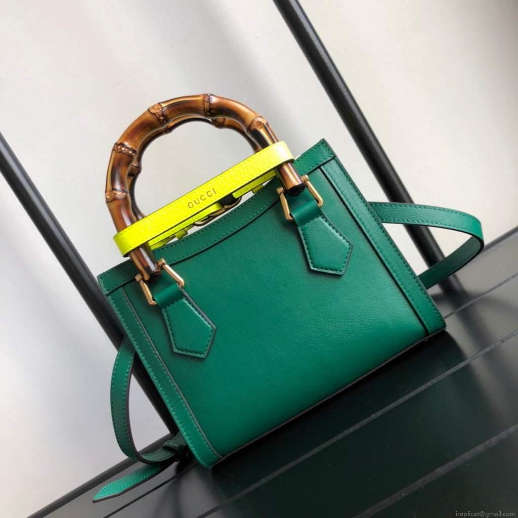 Gucci Diana Mini tote bag top handle bag Gucci 655661 Green
