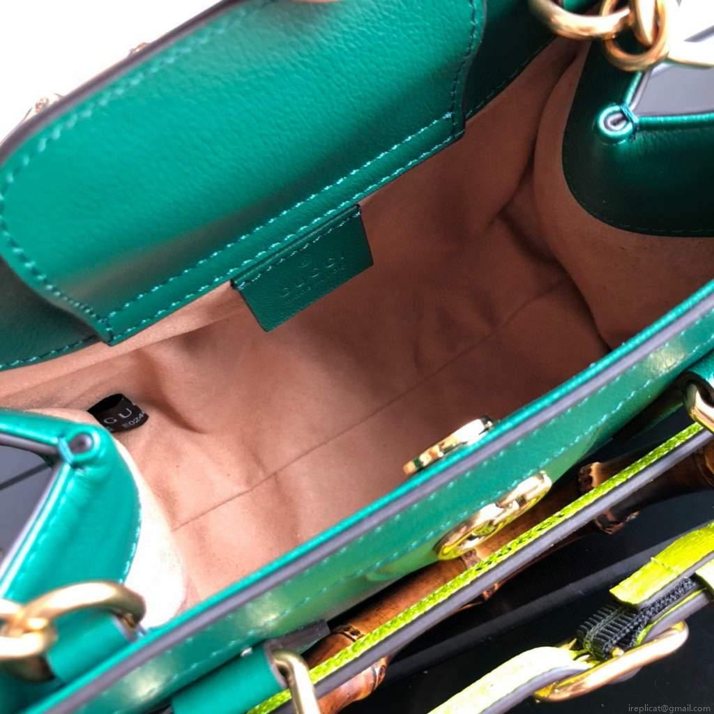 Gucci Diana Mini tote bag top handle bag Gucci 655661 Green